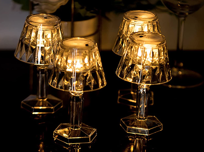 Set 12 lampi stil lumanari decorative